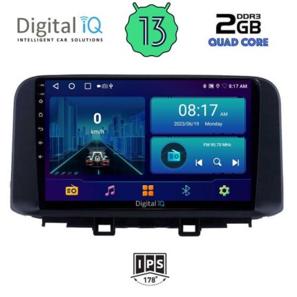 DIGITAL IQ BXB 1237_GPS (10inc) MULTIMEDIA TABLET for HYUNDAI KONA mod. 2017>