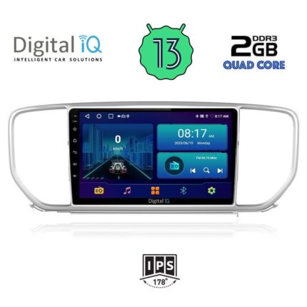 DIGITAL IQ BXB 1327_GPS (9inc) MULTIMEDIA TABLET for KIA SPORTAGE mod. 2018>