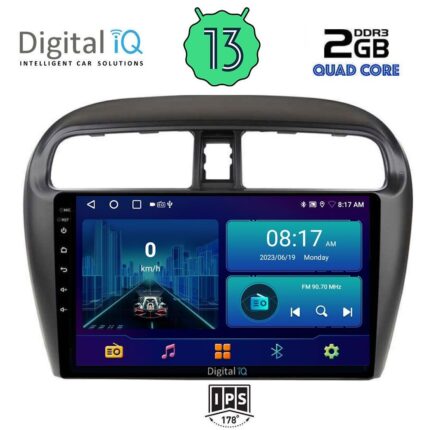 DIGITAL IQ BXB 1448_GPS (9inc) MULTIMEDIA TABLET for MITSUBISHI SPACESTAR mod. 2013-2020