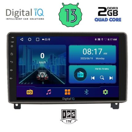 DIGITAL IQ BXB 1517_GPS (9inc) MULTIMEDIA TABLET for PEUGEOT 407 mod. 2004-2011