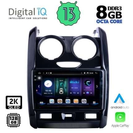 DIGITAL IQ BXD 11103_CPA (9inc) MULTIMEDIA TABLET for DACIA DUSTER mod. 2012-2019