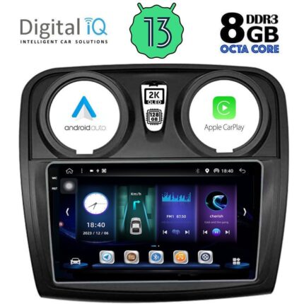 DIGITAL IQ BXD 11108_CPA (9inc) MULTIMEDIA TABLET for DACIA LOGAN – SANDERO mod. 2012-2019