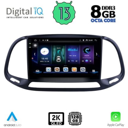 DIGITAL IQ BXD 11138_CPA (9inc) MULTIMEDIA TABLET for FIAT DOBLO – OPEL COMBO mod. 2015-2018
