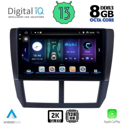 DIGITAL IQ BXD 11662_CPA (9inc) MULTIMEDIA TABLET for SUBARU FORESTER - IMPREZA - XV mod. 2008-2013
