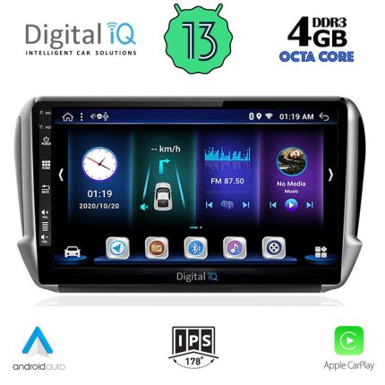 DIGITAL IQ BXD 6508_CPA (10inc) MULTIMEDIA TABLET for PEUGEOT 208-2008 mod. 2012-2021