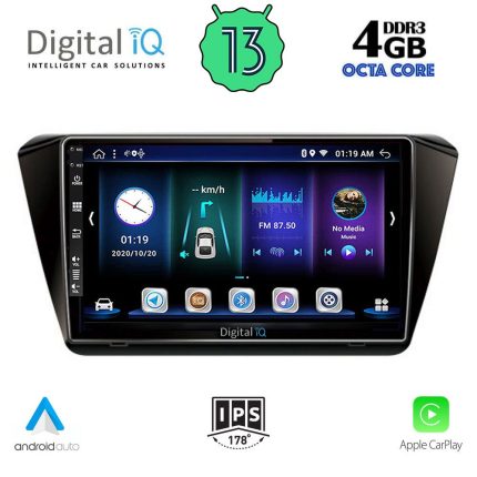 DIGITAL IQ BXD 6605_CPA (10inc) MULTIMEDIA TABLET for SKODA SUPERB mod. 2015>
