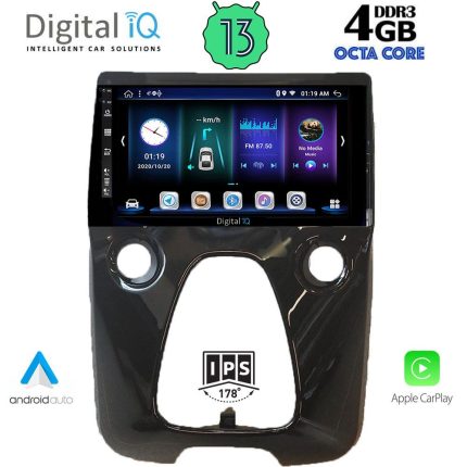 DIGITAL IQ BXD 6708_CPA A/C (10inc) MULTIMEDIA TABLET for CITROEN C1-PEUGEOT 108-TOYOTA AYGO mod. 2014>