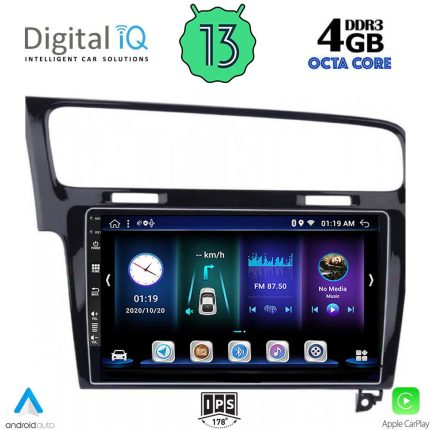 DIGITAL IQ BXD 6747_CPA (10inc) MULTIMEDIA TABLET for VW GOLF 7 mod. 2013-2020
