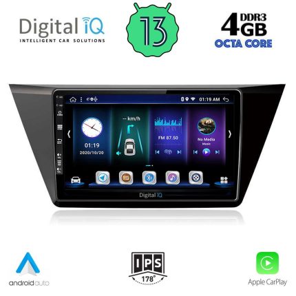 DIGITAL IQ BXD 6769_CPA (10inc) MULTIMEDIA TABLET for VW TOURAN mod. 2016>