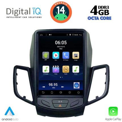 DIGITAL IQ BXD 6854_CPA TESLA STYLE for FORD FIESTA mod. 2008-2017