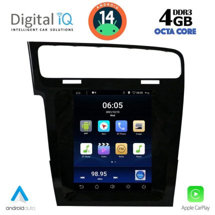 DIGITAL IQ BXD 6985_CPA TESLA STYLE  for VW GOLF 7 mod. 2013>