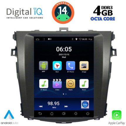 DIGITAL IQ BXD 6963_CPA TESLA STYLE for TOYOTA COROLLA 4D mod. 2006-2012