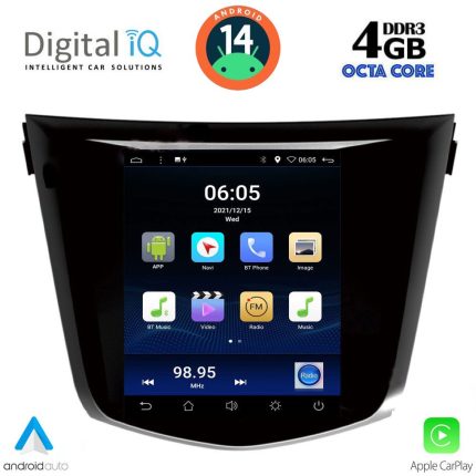 DIGITAL IQ BXD 6968_CPA TESLA STYLE  for NISSAN QASHQAI - XTRAIL mod. 2014>