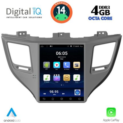 DIGITAL IQ BXD 6997_CPA TESLA STYLE for HYUNDAI TUSCON mod. 2015-2019