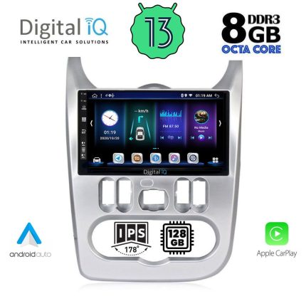 DIGITAL IQ BXD 8101_CPA (9inc) MULTIMEDIA TABLET for DACIA DUSTER – LOGAN – SANDERO mod. 2006-2012