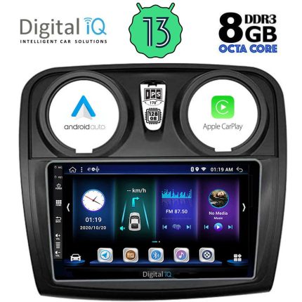 DIGITAL IQ BXD 8108_CPA (9inc) MULTIMEDIA TABLET for DACIA LOGAN – SANDERO mod. 2012-2019