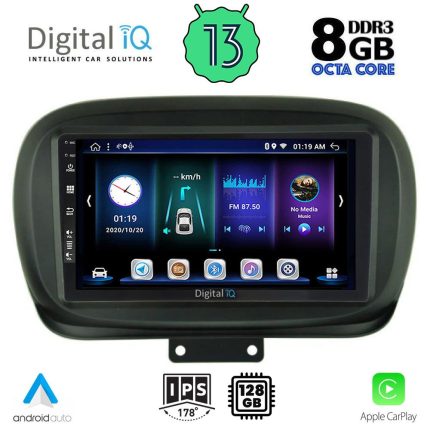 DIGITAL IQ BXD 8134_CPA (9inc) MULTIMEDIA TABLET for FIAT 500Χ mod. 2014>