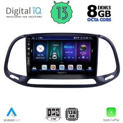 DIGITAL IQ BXD 8138_CPA (9inc) MULTIMEDIA TABLET for FIAT DOBLO – OPEL COMBO mod. 2015-2018