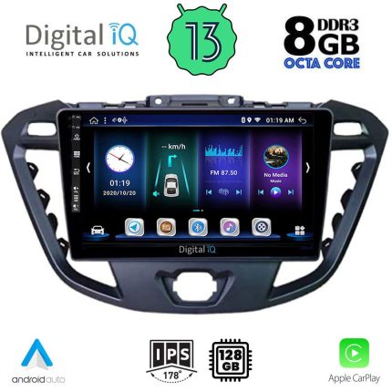 DIGITAL IQ BXD 8177_CPA (9inc) MULTIMEDIA TABLET for FORD TRANSIT CUSTOM | TOURNEO CUSTOM mod. 2013-2019