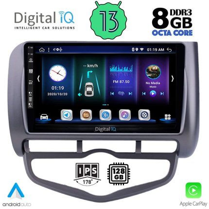 DIGITAL IQ BXD 8210_CPA CLIMA (9inc) MULTIMEDIA TABLET for HONDA JAZZ mod. 2002-2008