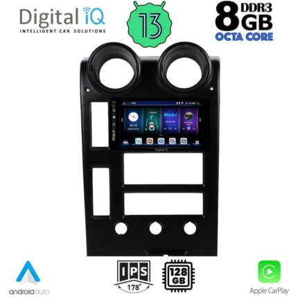 DIGITAL IQ BXD 8215_CPA (9inc) MULTIMEDIA TABLET for HUMMER H2 mod. 2001-2007