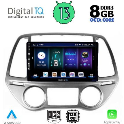 DIGITAL IQ BXD 8227_CPA CLIMA (9inc) MULTIMEDIA TABLET for HYUNDAI i20 mod. 2008-2012
