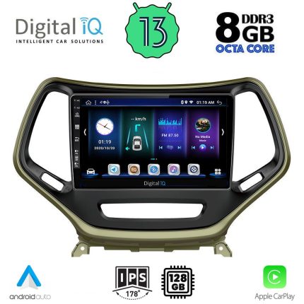 DIGITAL IQ BXD 8273_CPA (10inc) MULTIMEDIA TABLET for JEEP CHEROKEE mod. 2014>