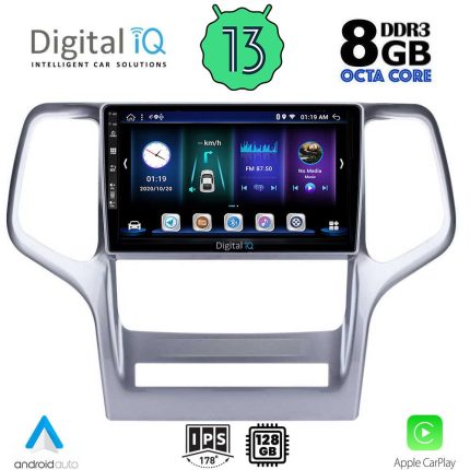 DIGITAL IQ BXD 8282_CPA (9inc) MULTIMEDIA TABLET for JEEP GRAND CHEROKEE mod. 2011-2014