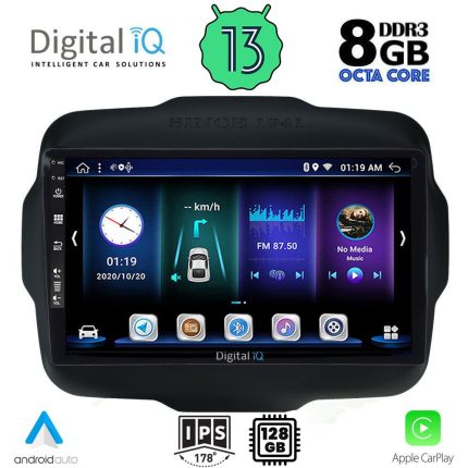 DIGITAL IQ BXD 8290_CPA (9inc) MULTIMEDIA TABLET for JEEP RENEGADE  mod. 2014>
