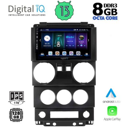 DIGITAL IQ BXD 8293_CPA (9inc) MULTIMEDIA TABLET for JEEP WRANGLER  mod. 2006-2011