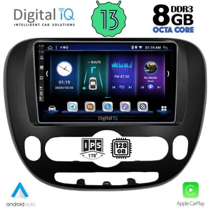 DIGITAL IQ BXD 8321_CPA (9inc) MULTIMEDIA TABLET for KIA SOUL mod. 2014>
