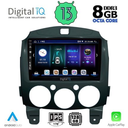 DIGITAL IQ BXD 8361_CPA (9inc) MULTIMEDIA TABLET for MAZDA 2  mod. 2007-2014