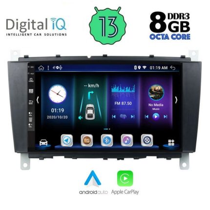 DIGITAL IQ BXD 8403_CPA (8inc) MULTIMEDIA TABLET for MERCEDES C – CLK (W203-209) mod. 2004-2008