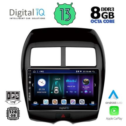 DIGITAL IQ BXD 8430_CPA (10inc) MULTIMEDIA TABLET for MITSUBISHI ASX mod. 2009> - PEUGEOT 4008 mod. 2012-2018