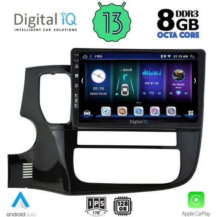 DIGITAL IQ BXD 8443_CPA (9inc) MULTIMEDIA TABLET for MITSUBISHI OUTLANDER mod. 2013-2020
