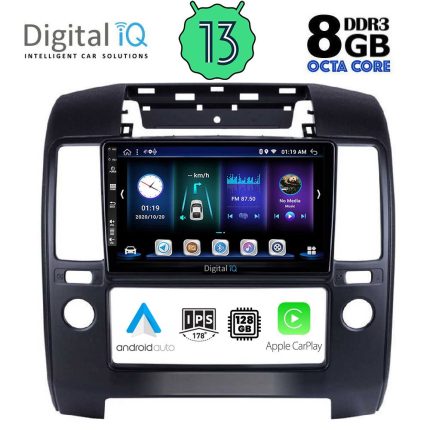 DIGITAL IQ BXD 8454_CPA A/C (9inc) MULTIMEDIA TABLET for NISSAN NAVARA D40 mod. 2006-2011 με A/C