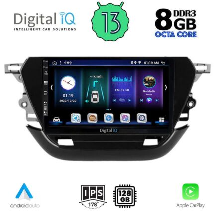 DIGITAL IQ BXD 8487_CPA (9inc) MULTIMEDIA TABLET for OPEL CORSA F mod. 2021>