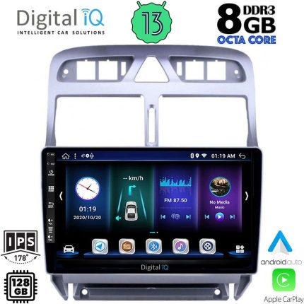 DIGITAL IQ BXD 8512_CPA (9inc) MULTIMEDIA TABLET for PEUGEOT 307 mod. 2001-2008