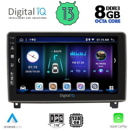 DIGITAL IQ BXD 8517_CPA (9inc) MULTIMEDIA TABLET for PEUGEOT 407 mod. 2004-2011