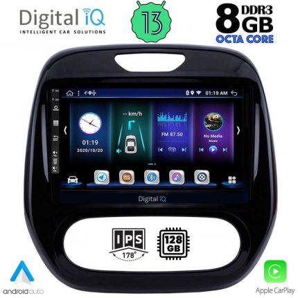 DIGITAL IQ BXD 8542_CPA (9inc) MULTIMEDIA TABLET for RENAULT CAPTUR mod. 2013-2019