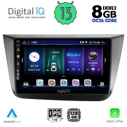 DIGITAL IQ BXD 8570_CPA (9inc) MULTIMEDIA TABLET for SEAT ALTEA mod. 2004-2015