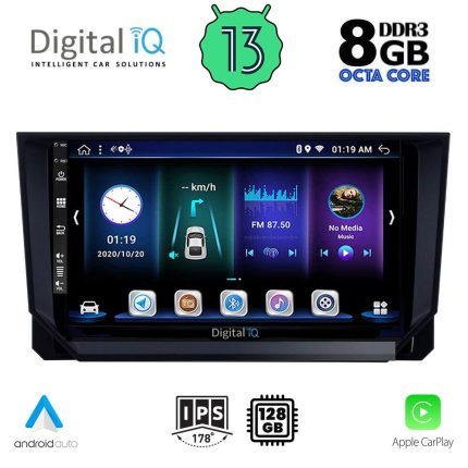 DIGITAL IQ BXD 8573_CPA (9inc) MULTIMEDIA TABLET for SEAT ARONA - IBIZA mod. 2018>
