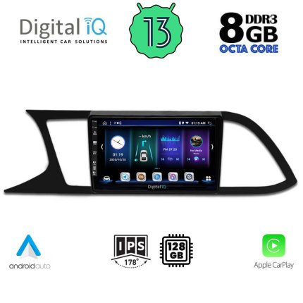 DIGITAL IQ BXD 8575_CPA (9inc) MULTIMEDIA TABLET for SEAT LEON mod. 2012-2021