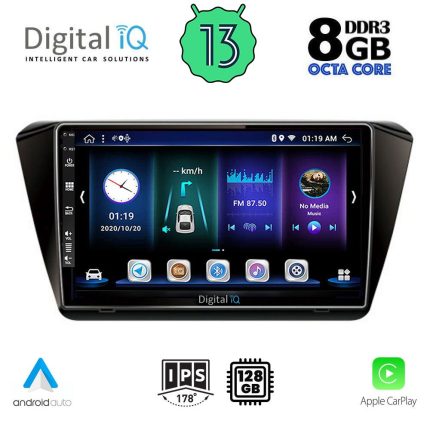 DIGITAL IQ BXD 8605_CPA (10inc) MULTIMEDIA TABLET for SKODA SUPERB mod. 2015>