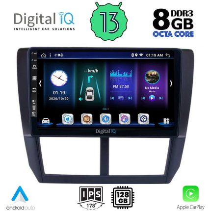 DIGITAL IQ BXD 8662_CPA (9inc) MULTIMEDIA TABLET for SUBARU FORESTER - IMPREZA - XV mod. 2008-2013