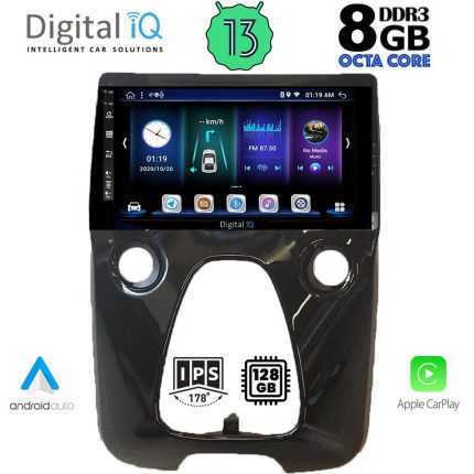 DIGITAL IQ BXD 8708_CPA A/C (10inc) MULTIMEDIA TABLET for CITROEN C1-PEUGEOT 108-TOYOTA AYGO mod. 2014>