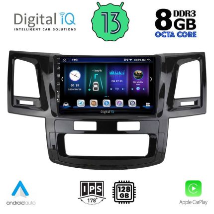 DIGITAL IQ BXD 8720_CPA (9inc) MULTIMEDIA TABLET for TOYOTA HILUX mod. 2005-2016