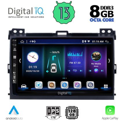 DIGITAL IQ BXD 8723_CPA (9inc) MULTIMEDIA TABLET for TOYOTA LANDCRUISER mod. 2002-2008