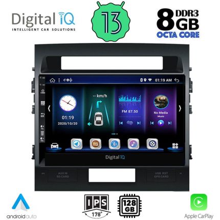 DIGITAL IQ BXD 8724_CPA (10inc) MULTIMEDIA TABLET for TOYOTA LANDCRUISER mod. 2008-2015