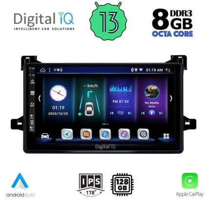 DIGITAL IQ BXD 8727_CPA (9inc) MULTIMEDIA TABLET for TOYOTA PRIUS mod. 2016-2020